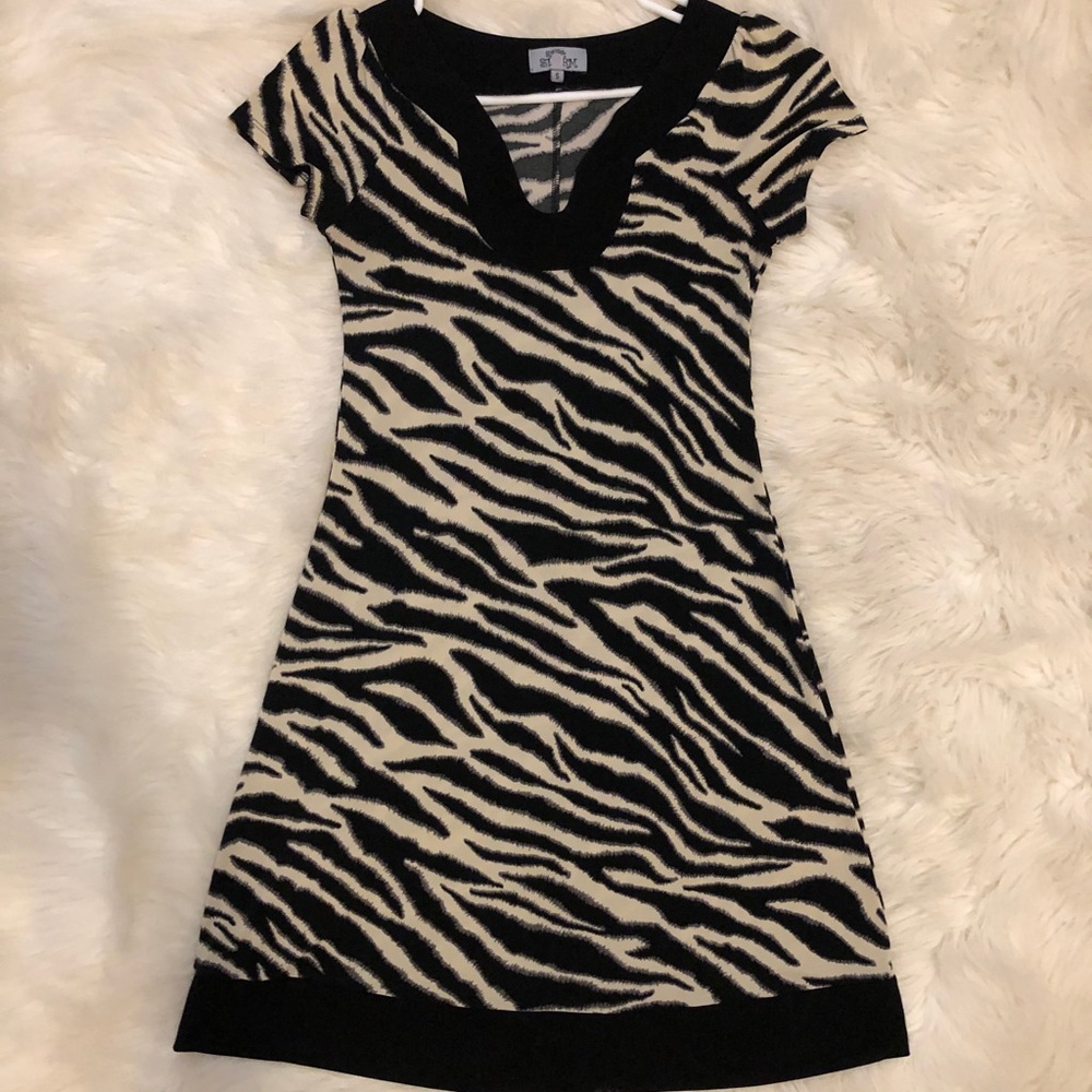 Adorable animal print mini dress